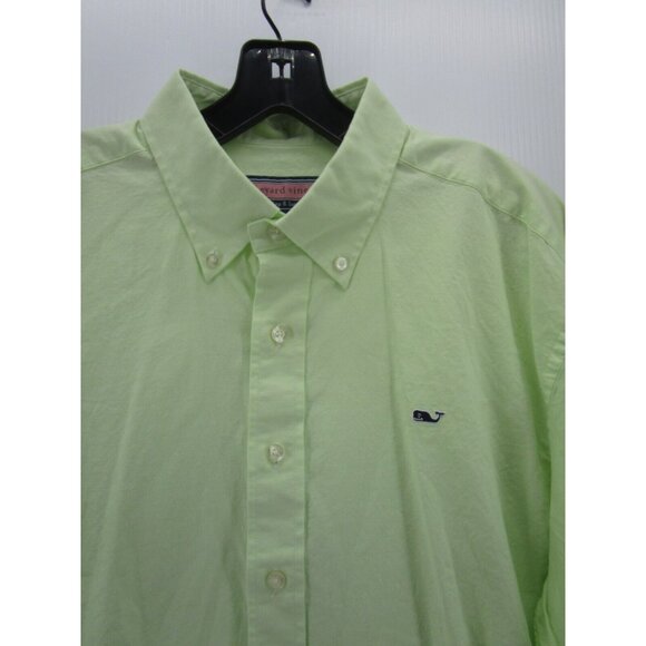 Vineyard Vines Shirt Large Button Up Whale Shirt Preppy Breathable - Picture 2 of 10